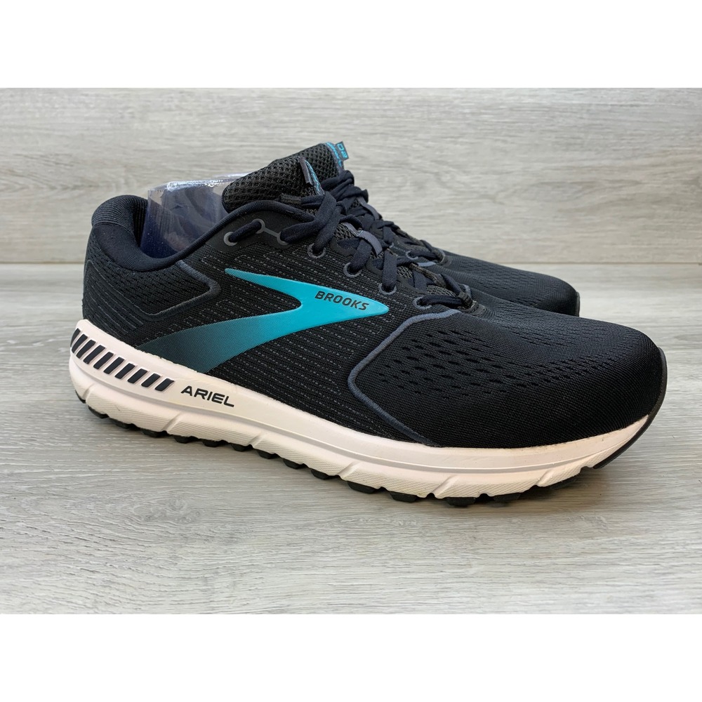 Brooks Ariel Women's Sneakers Running Shoes Black Teal 12 2E Athletic Shoes